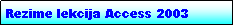 Text Box: Rezime lekcija Access 2003